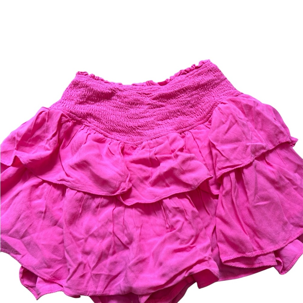 Pink Ruffled Women's Skirt